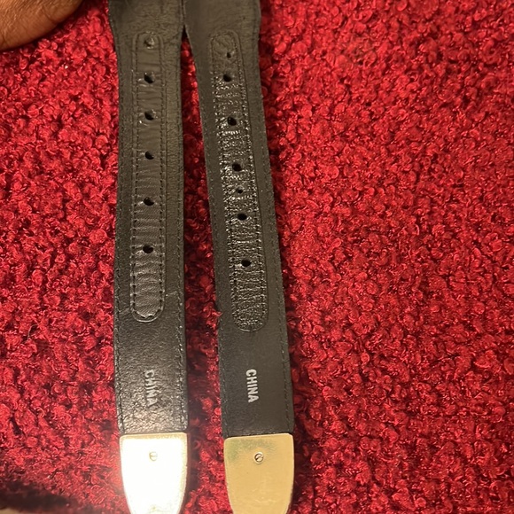 Onyx Brighton Black Leather and Silver Belt Men’s Size 42” (Bundle of 2) - Picture 9 of 13